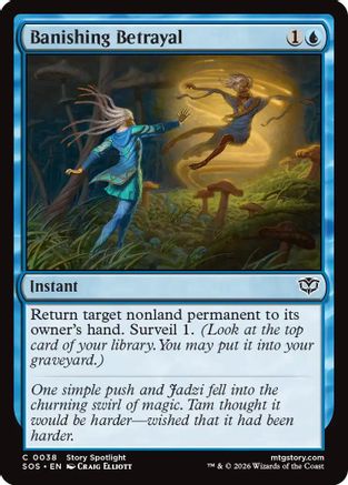 Banishing Betrayal (SOS-038) - Secrets of Strixhaven Foil