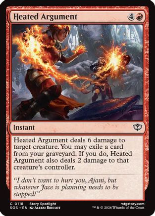 Heated Argument (SOS-118) - Secrets of Strixhaven Foil