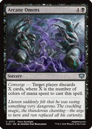 Arcane Omens (SOS-073) - Secrets of Strixhaven Foil