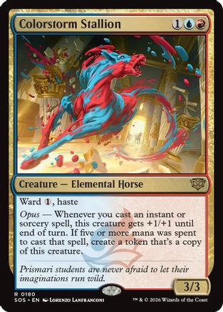 Colorstorm Stallion (SOS-180) - Secrets of Strixhaven
