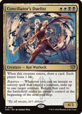 Conciliator's Duelist (SOS-182) - Secrets of Strixhaven Foil