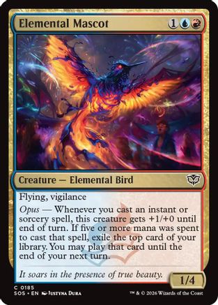 Elemental Mascot (SOS-185) - Secrets of Strixhaven Foil