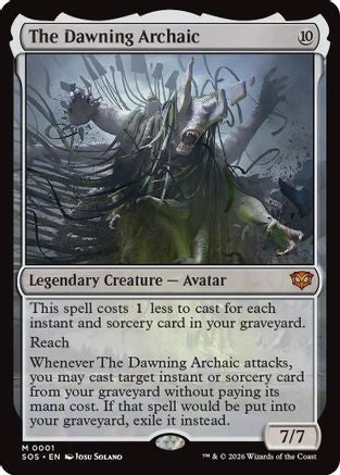The Dawning Archaic (SOS-001) - Secrets of Strixhaven Foil