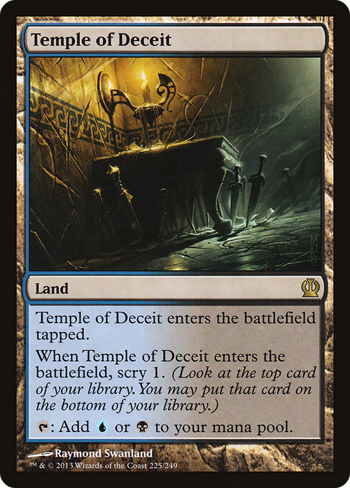 Temple of Deceit (THS-225) - Theros Foil