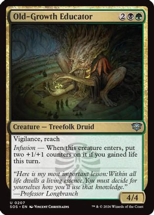 Old-Growth Educator (SOS-207) - Secrets of Strixhaven Foil