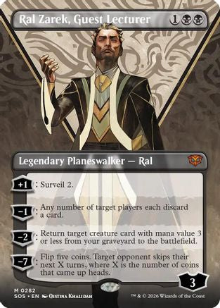 Ral Zarek, Guest Lecturer (Borderless) (SOS-282) - Secrets of Strixhaven