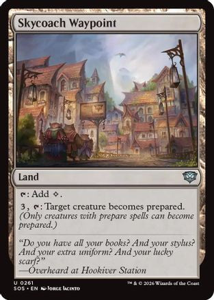 Skycoach Waypoint (SOS-261) - Secrets of Strixhaven Foil