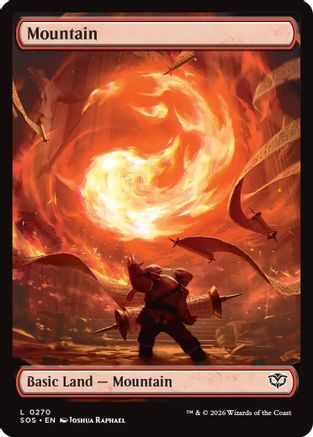 Mountain (0270) (SOS-270) - Secrets of Strixhaven Foil