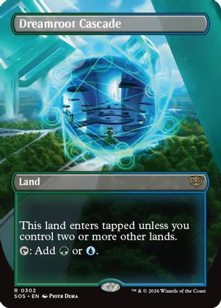 Dreamroot Cascade (Borderless) (SOS-302) - Secrets of Strixhaven