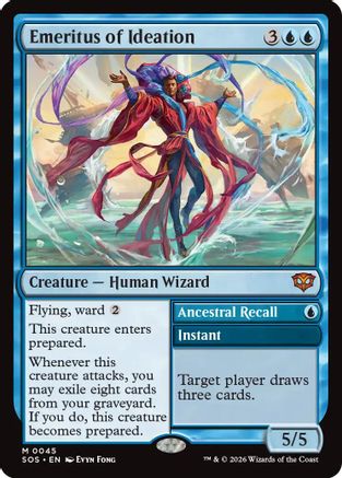 Emeritus of Ideation (SOS-045) - Secrets of Strixhaven Foil