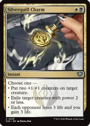 Silverquill Charm (SOS-225) - Secrets of Strixhaven Foil
