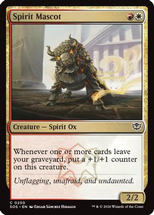 Spirit Mascot (SOS-230) - Secrets of Strixhaven