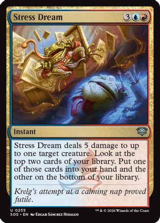 Stress Dream (SOS-235) - Secrets of Strixhaven Foil