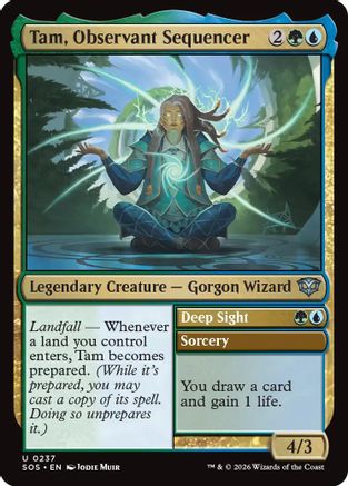Tam, Observant Sequencer (SOS-237) - Secrets of Strixhaven