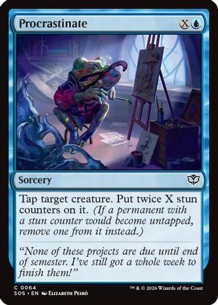 Procrastinate (SOS-064) - Secrets of Strixhaven