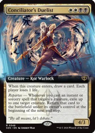 Conciliator's Duelist (Extended Art) (SOS-348) - Secrets of Strixhaven