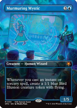 Murmuring Mystic (Borderless) (SPG-151) - Special Guests Foil