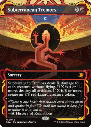 Subterranean Tremors (SOA-048) - Secrets of Strixhaven: Mystical Archive Foil