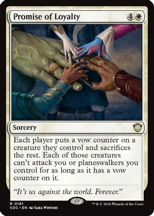 Promise of Loyalty (SOC-161) - Commander: Secrets of Strixhaven