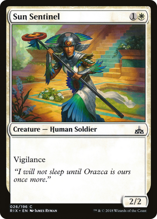 Sun Sentinel (RIX-026) - Rivals of Ixalan Foil
