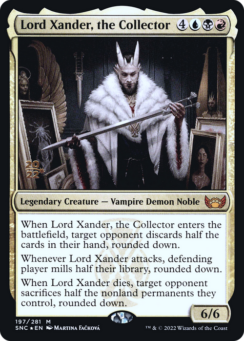 Lord Xander, the Collector (PRE-197) - Streets of New Capenna Promos Foil