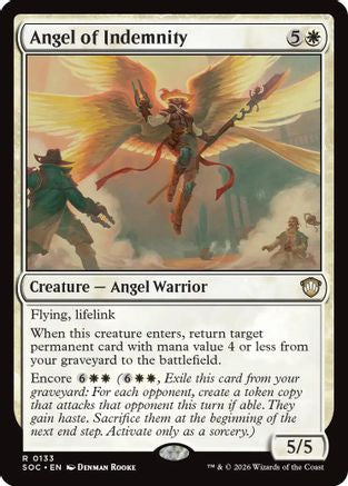 Angel of Indemnity (SOC-133) - Commander: Secrets of Strixhaven
