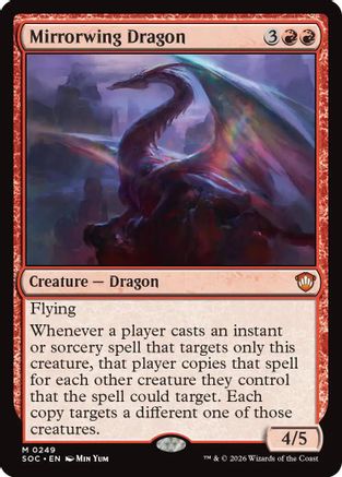 Mirrorwing Dragon (SOC-249) - Commander: Secrets of Strixhaven