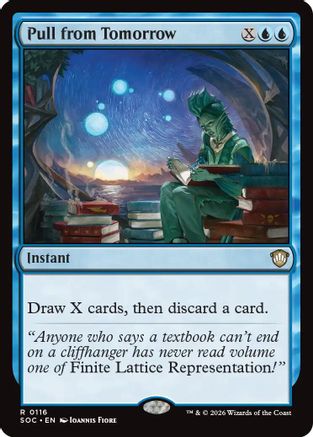 Pull from Tomorrow (SOC-116) - Commander: Secrets of Strixhaven