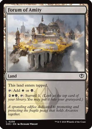 Forum of Amity (SOS-256) - Secrets of Strixhaven Foil