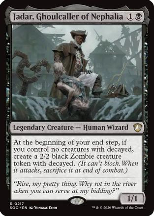 Jadar, Ghoulcaller of Nephalia (SOC-217) - Commander: Secrets of Strixhaven