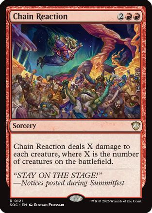Chain Reaction (SOC-121) - Commander: Secrets of Strixhaven