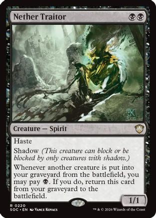Nether Traitor (SOC-220) - Commander: Secrets of Strixhaven
