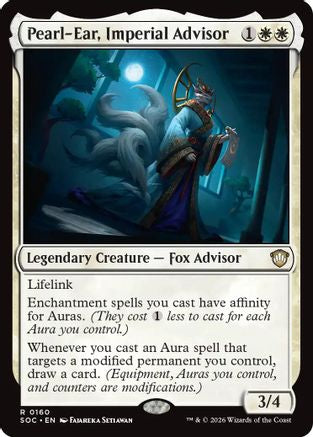 Pearl-Ear, Imperial Advisor (SOC-160) - Commander: Secrets of Strixhaven
