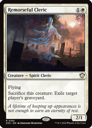 Remorseful Cleric (SOC-164) - Commander: Secrets of Strixhaven