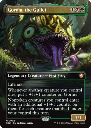 Gorma, the Gullet (Borderless) (SOC-003) - Commander: Secrets of Strixhaven
