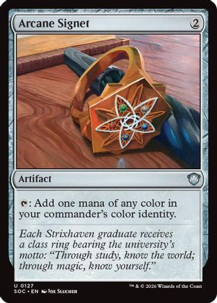 Arcane Signet (SOC-127) - Commander: Secrets of Strixhaven