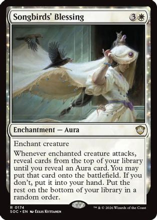 Songbirds' Blessing (SOC-174) - Commander: Secrets of Strixhaven
