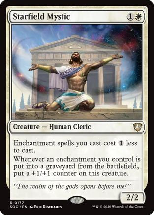 Starfield Mystic (SOC-177) - Commander: Secrets of Strixhaven