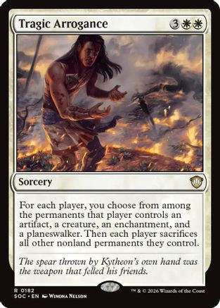 Tragic Arrogance (SOC-182) - Commander: Secrets of Strixhaven