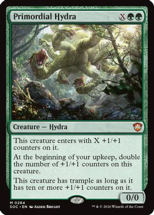 Primordial Hydra (SOC-284) - Commander: Secrets of Strixhaven