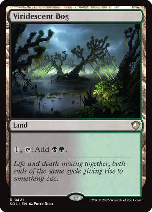Viridescent Bog (SOC-421) - Commander: Secrets of Strixhaven