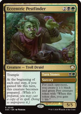 Eccentric Pestfinder (SOC-046) - Commander: Secrets of Strixhaven