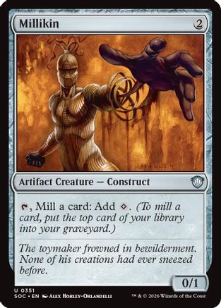 Millikin (SOC-351) - Commander: Secrets of Strixhaven