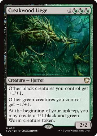 Creakwood Liege (SOC-301) - Commander: Secrets of Strixhaven