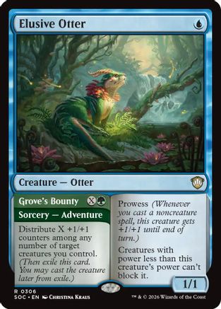 Elusive Otter (SOC-306) - Commander: Secrets of Strixhaven