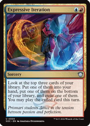 Expressive Iteration (SOC-309) - Commander: Secrets of Strixhaven