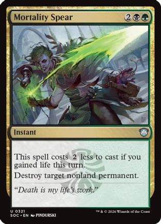 Mortality Spear (SOC-321) - Commander: Secrets of Strixhaven