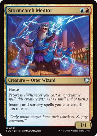 Stormcatch Mentor (SOC-331) - Commander: Secrets of Strixhaven