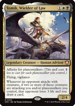 Tomik, Wielder of Law (SOC-333) - Commander: Secrets of Strixhaven