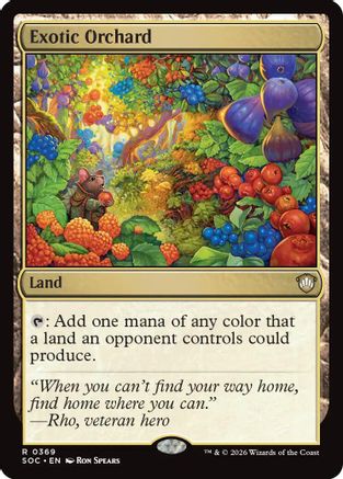 Exotic Orchard (SOC-369) - Commander: Secrets of Strixhaven